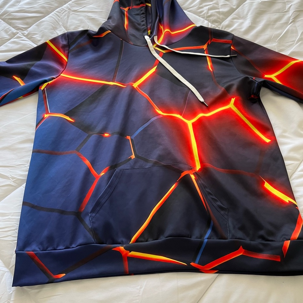 Multi color lightweight pullover hoodie
